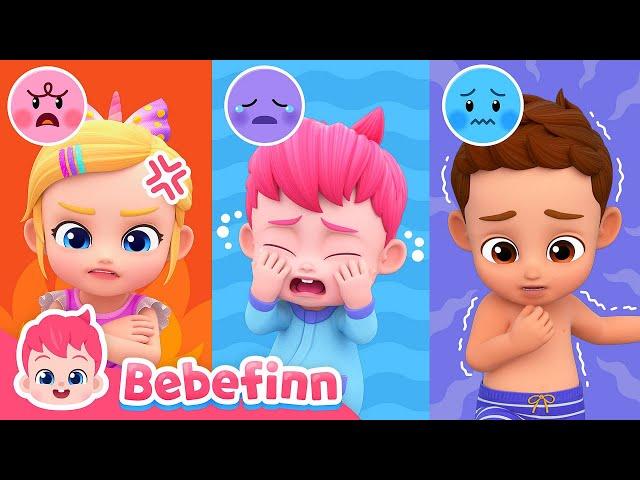  Sharing My Emotions | EP108 | It's Okay to Cry | Healthy Habits | Bebefinn Best Nursery Rhymes