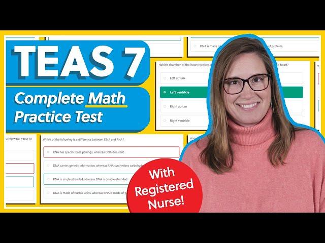 TEAS 7 Complete Math Practice Test