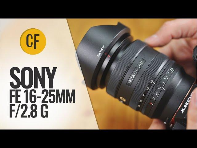 Sony FE 16-25mm f/2.8 'G' lens review