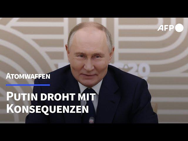 Putin: Selenskyjs Äußerungen zu Atomwaffen "gefährliche Provokation" | AFP