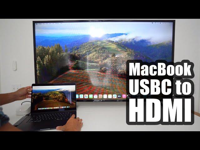 How to Connect MacBook Air M3 to ANY TV or Monitor | USB C to HDMI