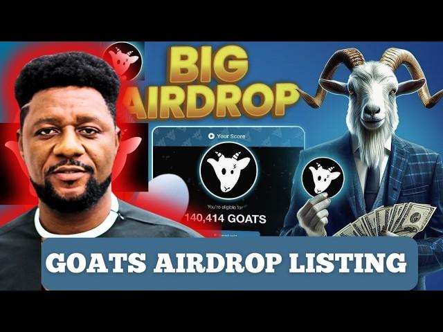 GOAT Airdrop TOKEN Requirements - Do this now