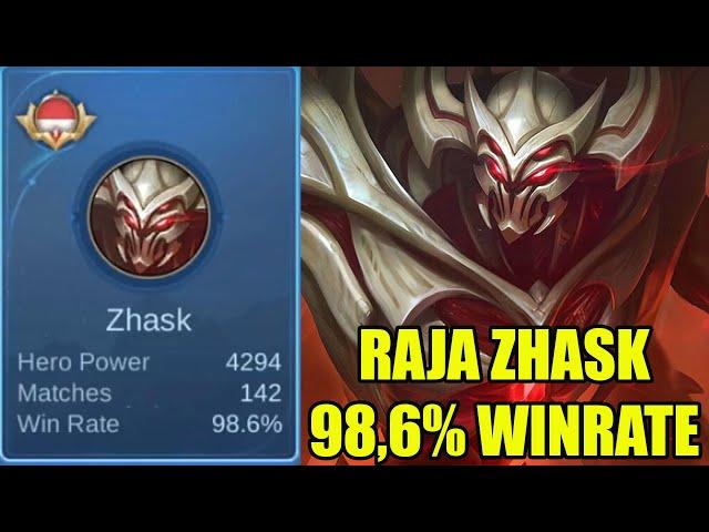 RAJA ZHASK 98% WINRATE MURNI SKILL GILA LEBIH JAGO DARI PRO PLAYER MPL? - MOBILE LEGENDS