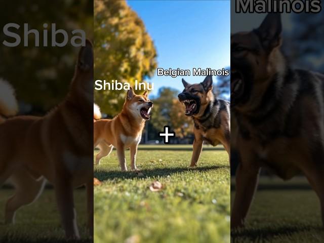 Shiba Inu +Belgian Malinois #dog #animals #hybrid #pets