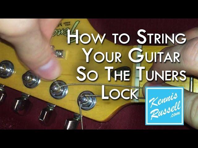 How to Lock Your Tuners! (No Slip... Better Tune)