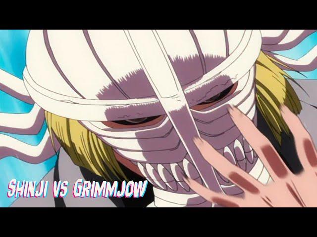 Shinji vs Grimmjow Full Fight English Dub (1080p) | Bleach