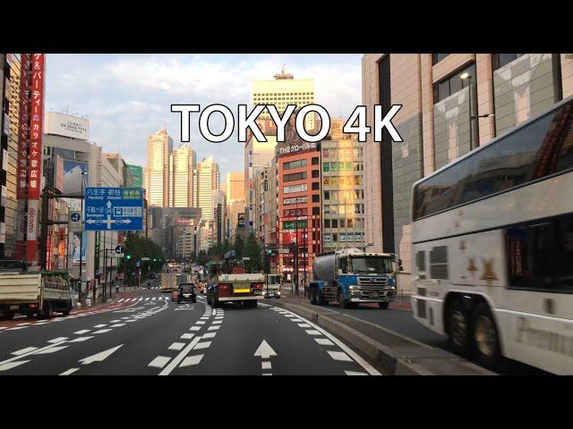 Tokyo 4K - Skyscraper District - Morning Drive - Shinjuku