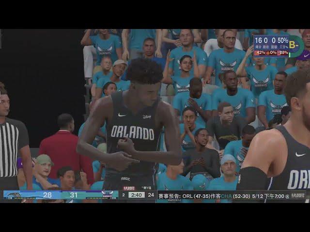 Ps5 NBA 2K24_   生涯模式 夏洛特黃蜂 vs 奧蘭多魔術 Charlotte Hornets Vs Orlando Magic