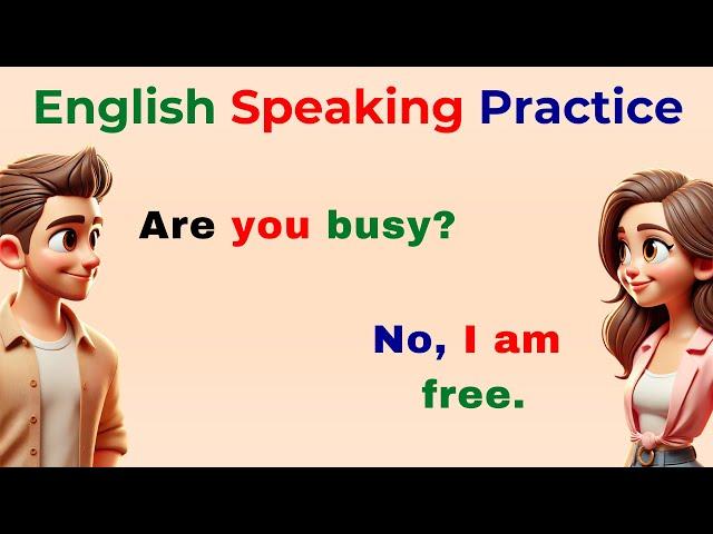 English Conversation Practice | English Speaking Practice | English Conversation | Learn English