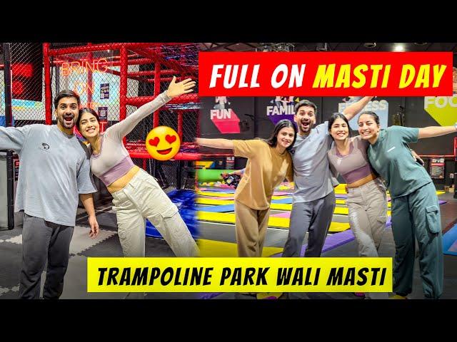 Saare dosto ke sath kiya trampoline park me enjoy