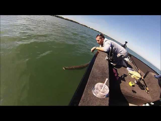 CASTING the Bondy Jr. - BONDY BAIT - LAKE ST. CLAIR MUSKIE FISHING 2014