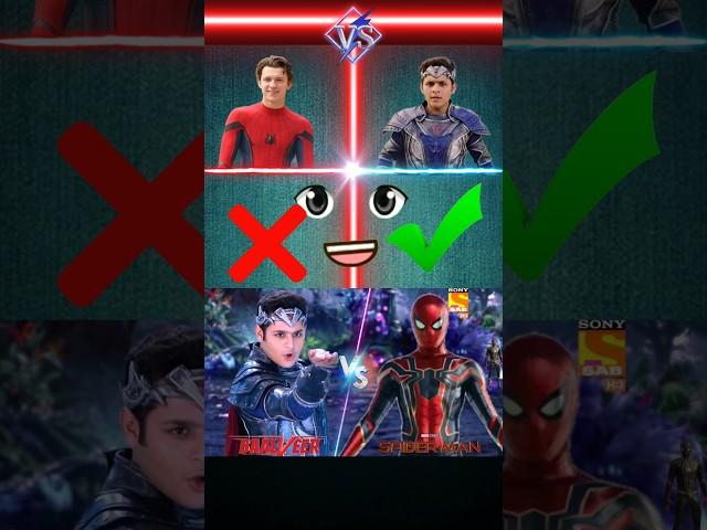 #baalveer vs spider man short #spiderman #balveer spider man and balveer part 137 #shorts