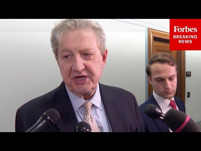 FULL GAGGLE: John Kennedy Takes Questions On Iran, Reconciliation, And More