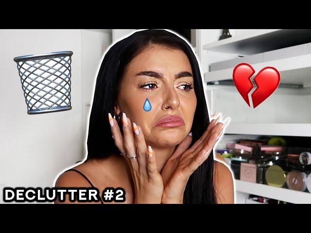 *HUGE* Makeup Declutter! Getting rid of over HALF my makeup 