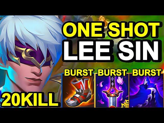 Wild Rift China Lee Sin Jungle - MAX BURST LEE SIN BUILD RUNES - Sovereign 222LP Solo Rank Gameplay