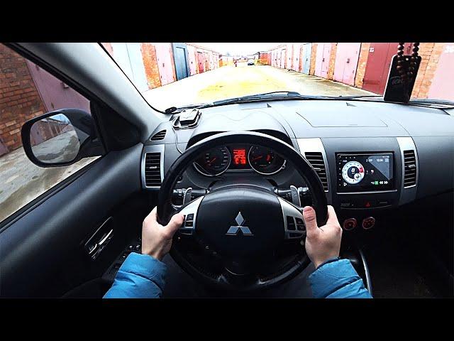 2008 MITSUBISHI OUTLANDER XL 3.0 AT - POV TEST DRIVE / Тест драйв от первого лица