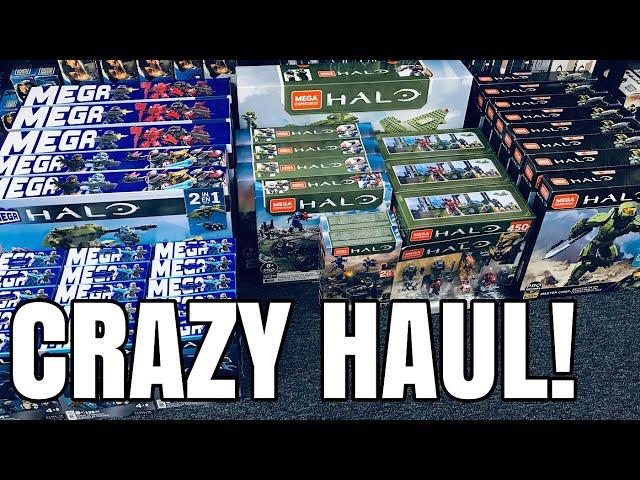 My BIGGEST Halo Mega Construx Haul YET!!