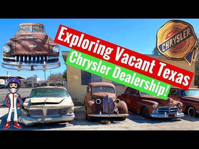 Exploring Abandoned Chrysler Car Dealership in Fredericksburg Texas - Part 2