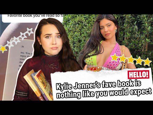 READING KYLIE JENNER'S FAVORITE BOOKS! sis loves some spiritual self help + problematic throwbacks