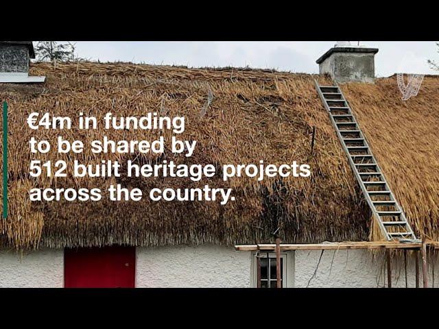 Funding Boost for 500+ Built Heritage projects across Ireland