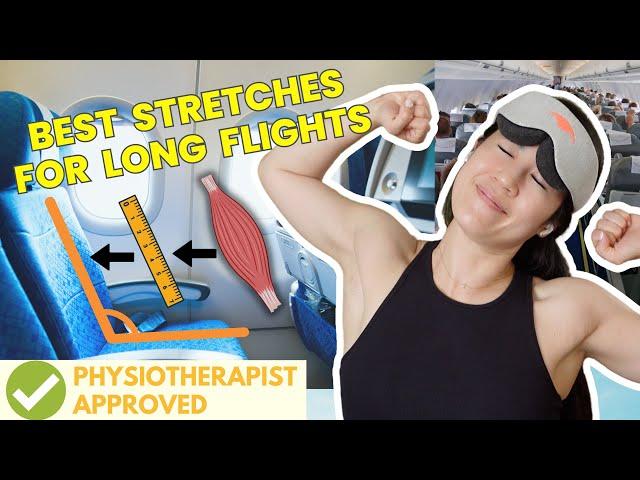 How To Be More Comfortable On Long Flights (Best Plane Stretches)