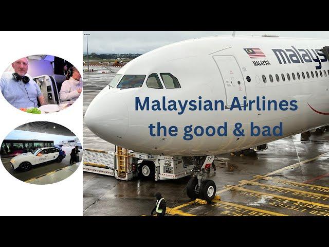 Malaysian Airlines the good & bad on their  A330 in Business class  #airline #travel #airlinetravel