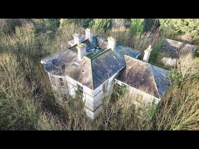 Abandoned mansion in the forest, Ireland