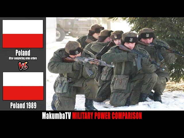 Poland after completing all orders for weaponry vs Poland 1989 | Military Power Comparison