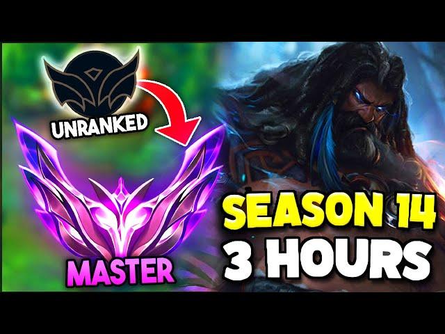 How to ACTUALLY Climb to Masters in 3 Hours with Udyr Jungle Season 14