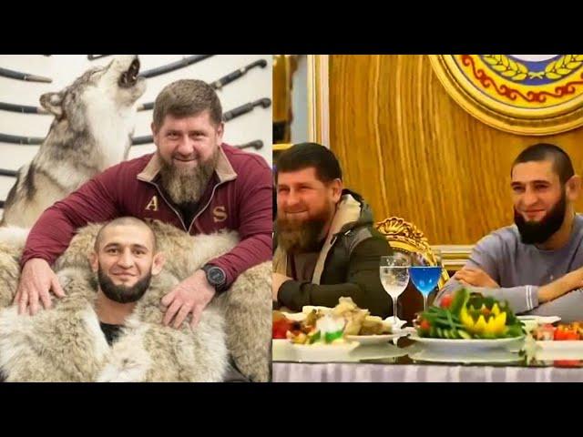 Khamzat chimaev had a blast with Chechenya warlord Ramzan kadyrov after his win at #ufc273