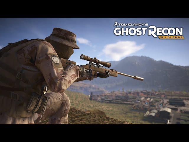 Chaos! Desert Special Units take mission on large enemy base - Ghost Recon Wildlands[No HUD+Extreme]