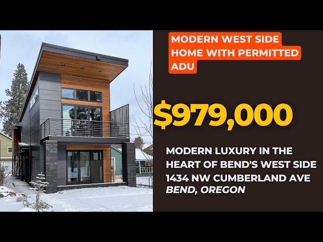 1434  NW Cumberland Ave Bend, Oregon: Westside Bend Luxury Home Tour With ADU!