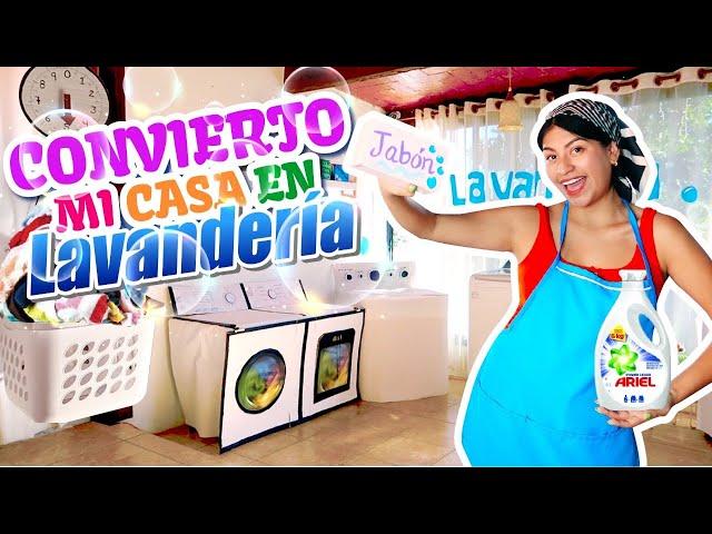 CONVIERTO MI CASA en LAVANDERÍA ¡Descomponen MIS LAVADORAS! | CONNY LAVANDERA