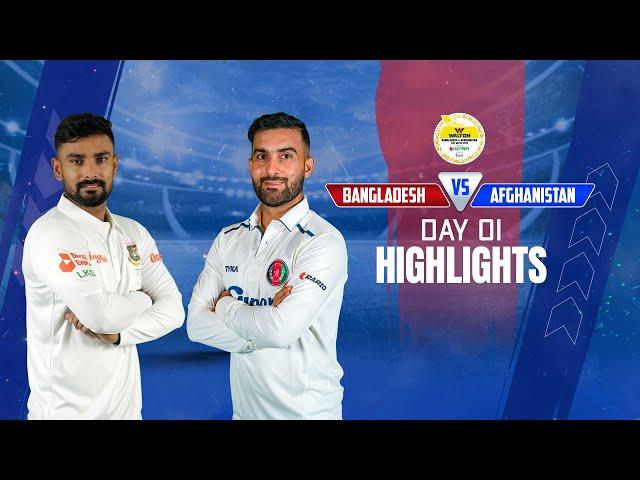 Bangladesh vs Afghanistan Highlights || Day 1 || Only Test || Afghanistan tour of Bangladesh 2023