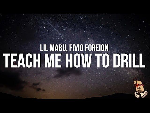 Lil Mabu & Fivio Foreign - TEACH ME HOW TO DRILL (Lyrics)