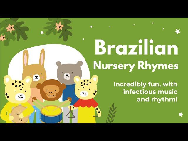 Brazilian Nursery Rhymes by Cali's Books. Bilingual Children's Sound Books. Canções Para Crianças.