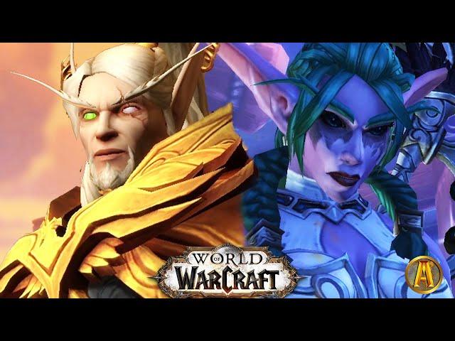 World of Warcraft (2020): BFA Ending Cutscenes [Alliance & Horde] - 8.3 Visions of N'zoth