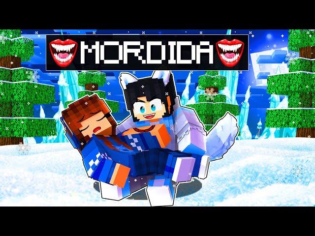 FUI MORDIDA POR UM LOBO DE GELO no Minecraft ◂Miika▸