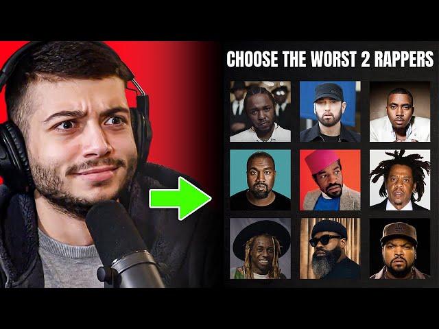 Choose The 2 Worst Rappers