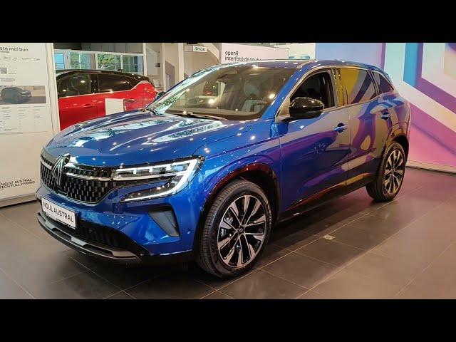 All New Renault Austral Blue iron Techno mild hybrid 1332 TCE 160 HP 2024 #youtube #cars #renault #