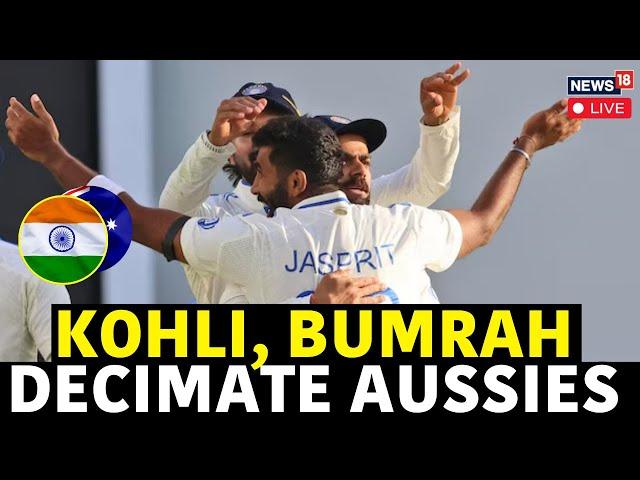 India Vs Australia Live Score 1st Test Day 4 | Virat Kohli-Bumrah Annihilate Australia Live | N18G