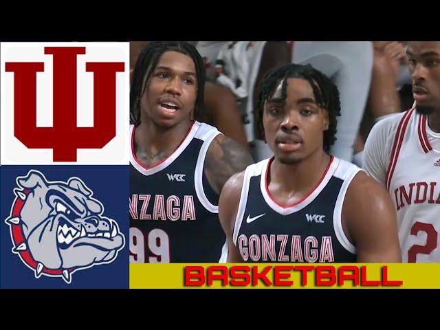 #3 GONZAGA vs #14 INDIANA Basketball Game Full Highlights 2024