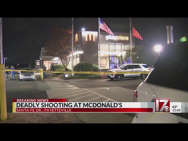 Food delivery driver shot, killed at Fayetteville McDonald's