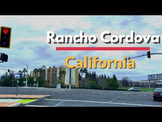 Rancho Cordova, Driving Downtown, California, USA, Driving tour video, Highway 50 South