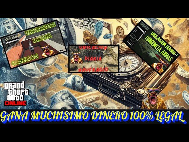 GTA ONLINE COMO TENER DINERO FACIL HAZ EN 5 MINUTOS TIENES TODAS LAS UBICACIONES CAMELLOS ETC