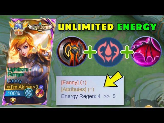 FINALLY! NEW BEST ITEM & EMBLEM FOR BUFFED FANNY! (UNLIMITED HP AND ENERGY) -MLBB