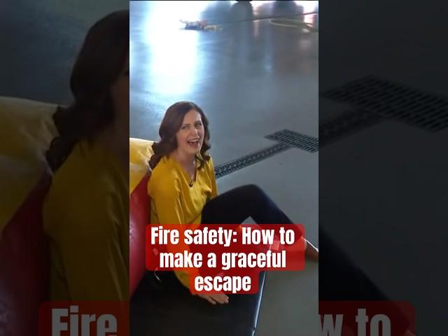See how to gracefully exit a fire situation #toledo #firesafety #fire #wtol11