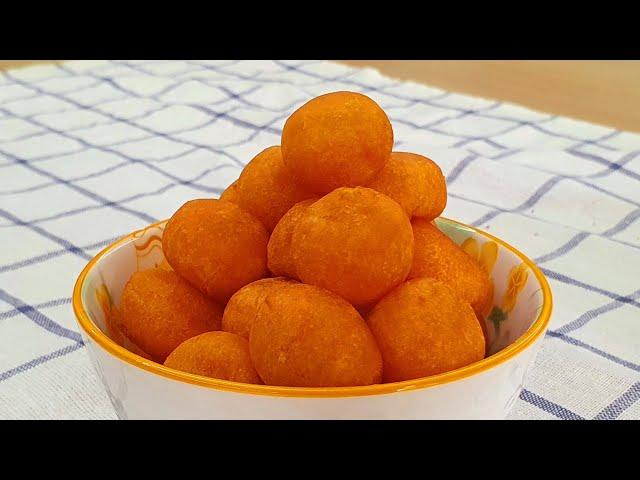 Easy 3 Ingredient Taiwan QQ Sweet Potato Ball (台湾QQ地瓜球) : Crispy Chewy Sweet Potato Ball