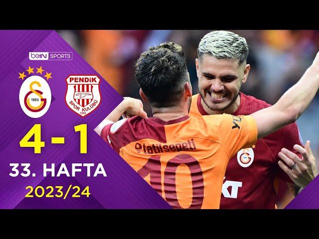 Galatasaray (4-1) Siltaş Yapı Pendikspor | 33. Hafta - Trendyol Süper Lig 2023/2024