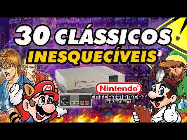 30 Jogos Clássicos INESQUECÍVEIS de NES: Games Memoráveis da Geração 8 Bits 